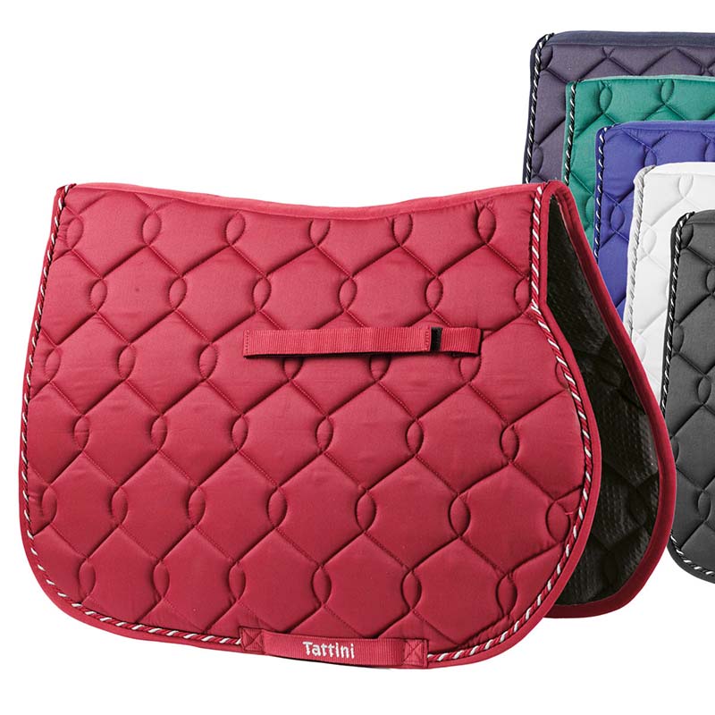 Tattini quilted english saddlecloth