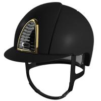 CASCO KEP ITALIA model CROMO 2.0 TEXTILE BLACK WITH FRAME GOLD