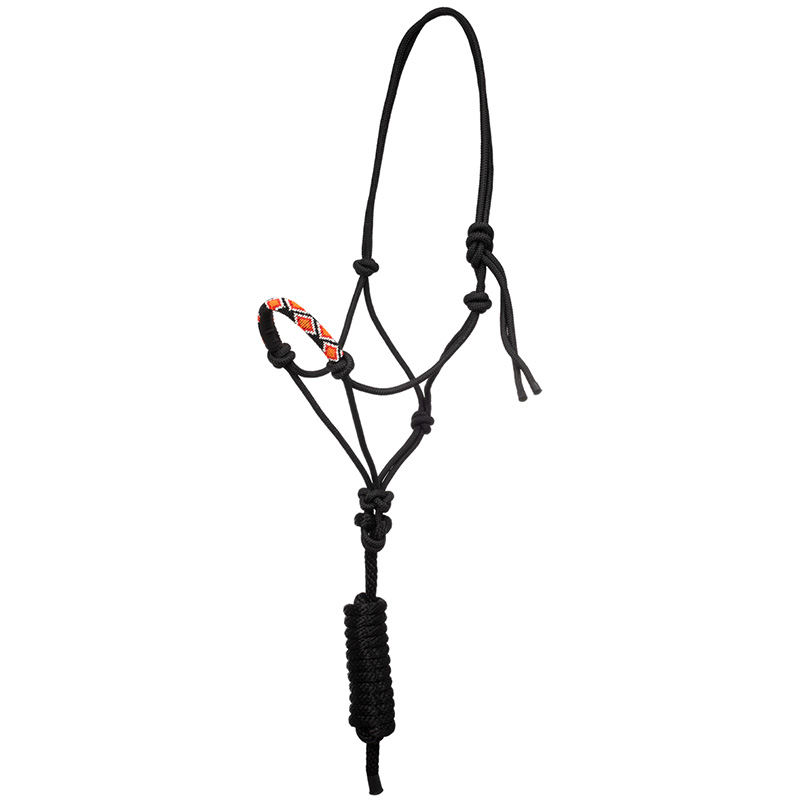 Pool’s rope halter with lead