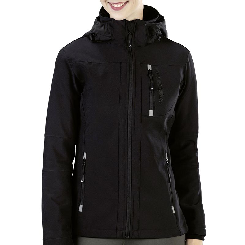 Softshell sport woman jacket wind and water-resistant