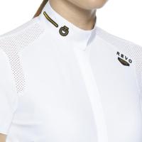 LADIES CAVALLERIA TOSCANA R-EVO PERFORATED POLO SHIRT