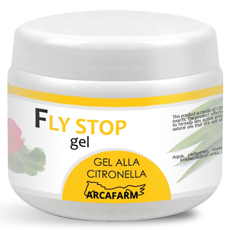 Natural gel against stinger insects arcafarm fly stop gel