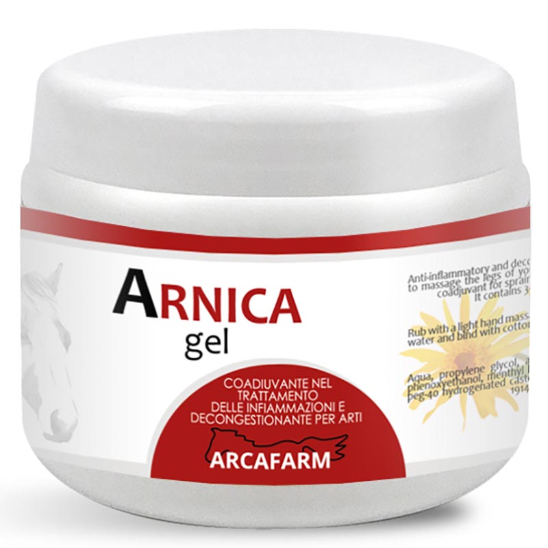 Anti-infiammatory and decongestive gel arnica gel arcafarm