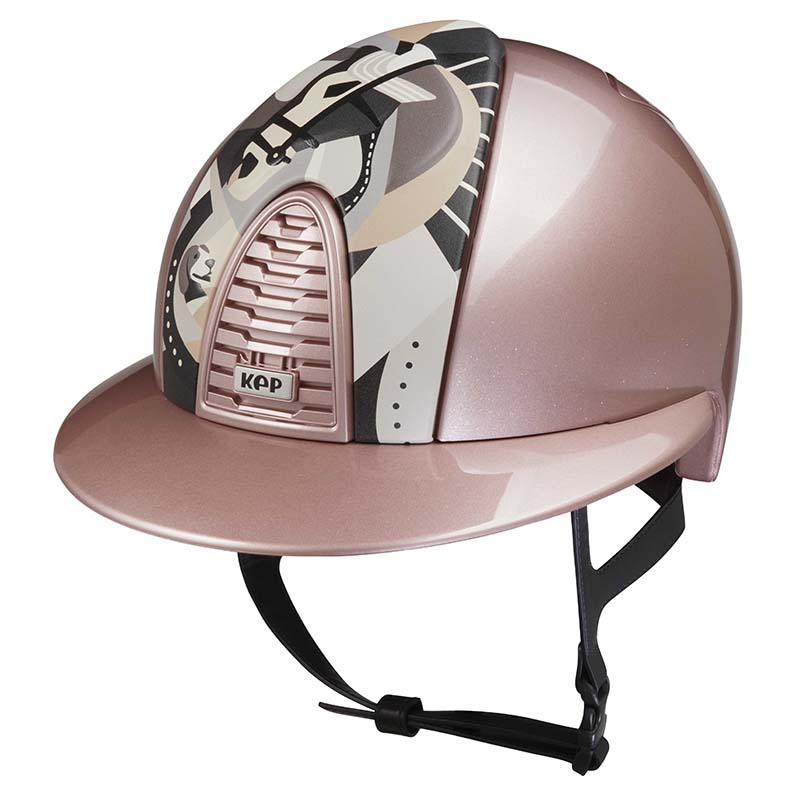 Kep italia helmet cromo 2.0 pegasus diamond pink with gray insert