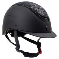 RIDING HELMET EQUESTRO GALAXY RHINESTONES WITH NARROW VISOR