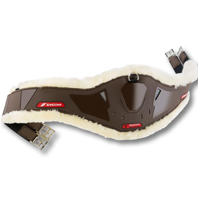 Candy girth zandona carbon air sensitive+ with lamb
