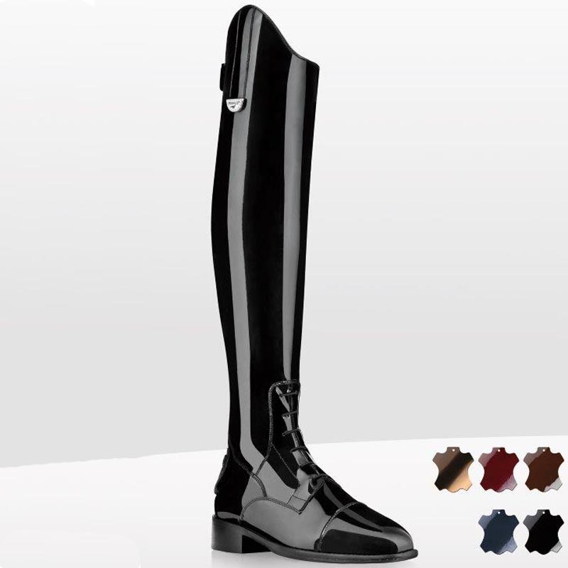Dressage boots pioneer varnish leather model gea
