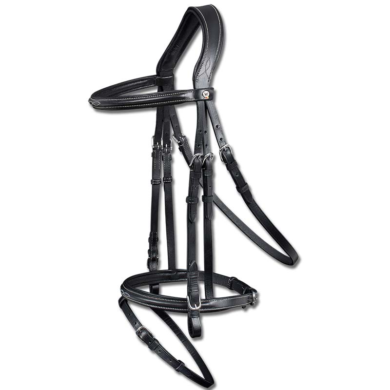English leather bridle x-line santander