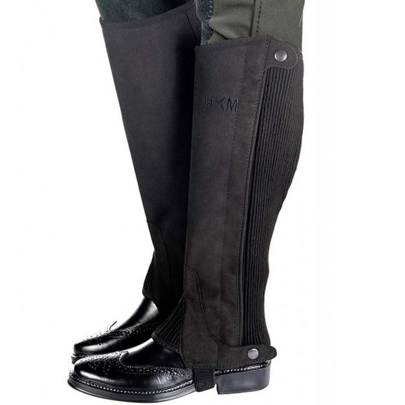 Children riding gaiter chaps