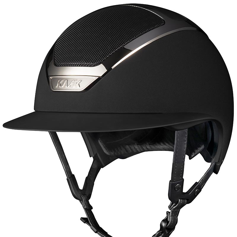 Riding helmet kask star lady chrome