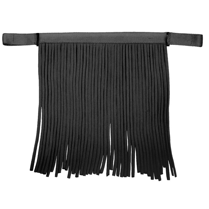 Browband with fly fringe