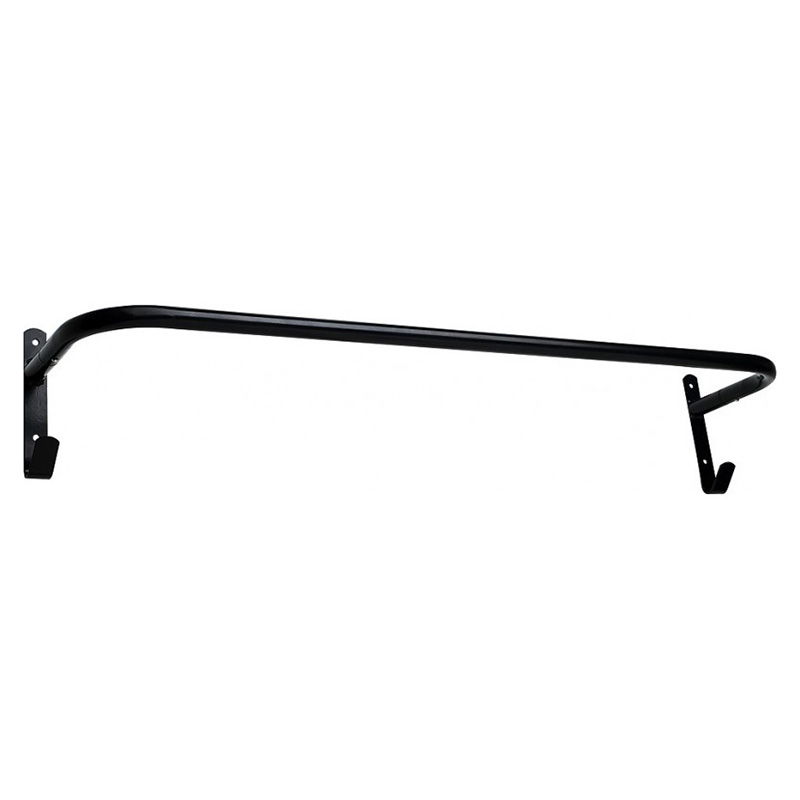 Wall rug display with hooks
