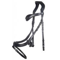 ENGLISH BRIDLE COMPLETE WITH REINS ANATOMIC HKM PADDED LEATHER