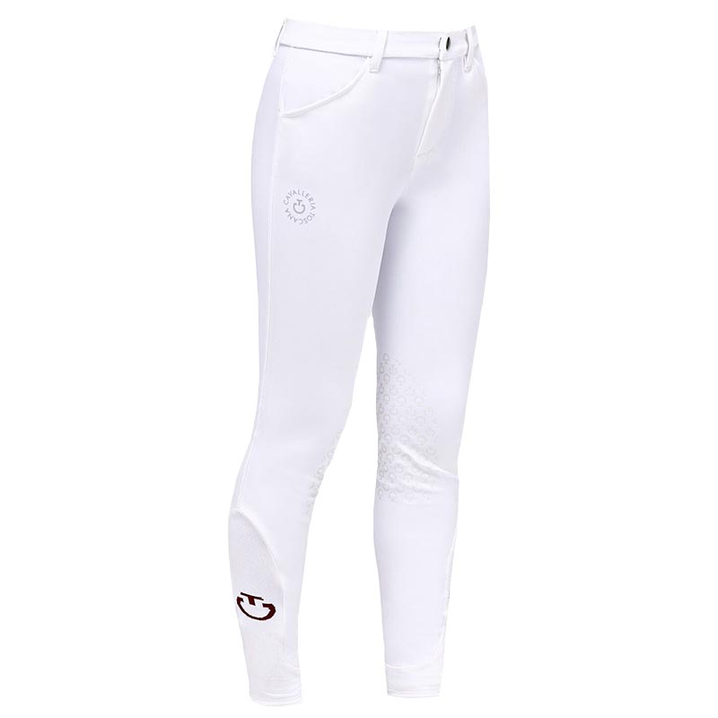 Breeches cavalleria toscana in bi-stretch fabric for young riders
