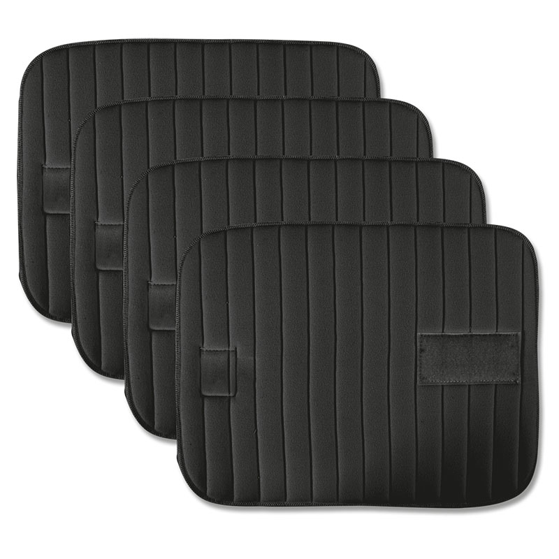 Set of 4 bandage pads with velcro closure