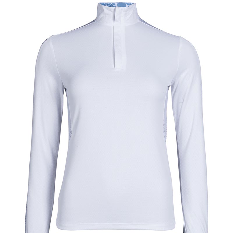 Long sleeve riding competition polo women