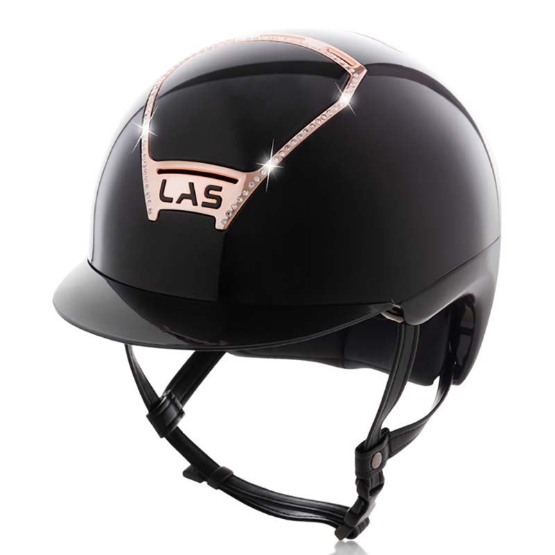 Las riding helmet model opera with crystal frame