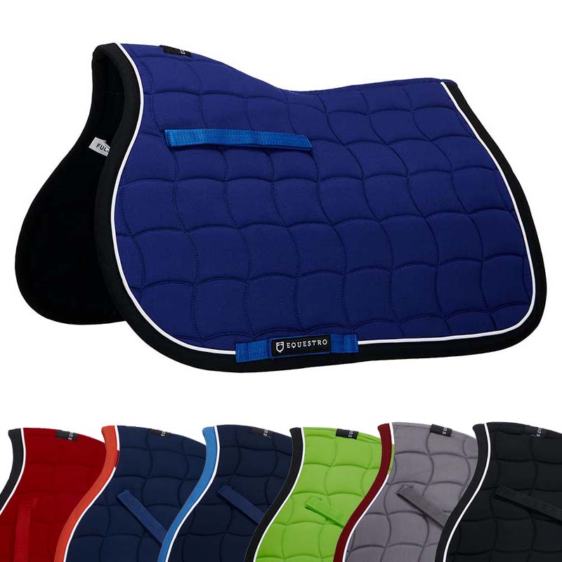 English saddlecloth equestro cotton trim collection
