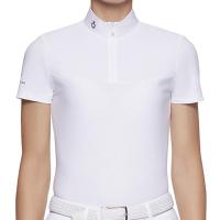 LADIES POLO TECHNICAL CAVALLERIA TOSCANA TECH PIQUET AND JERSEY