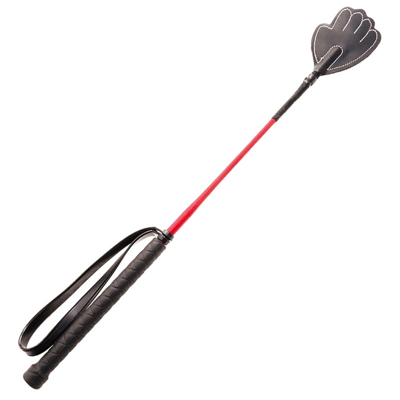 Synthetic whip with hand