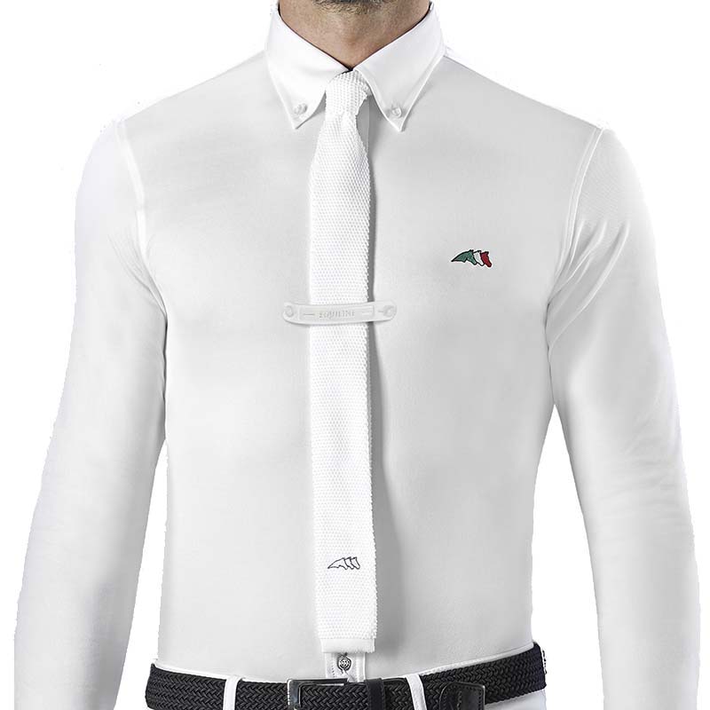 Competition polo equiline david for man long sleeve