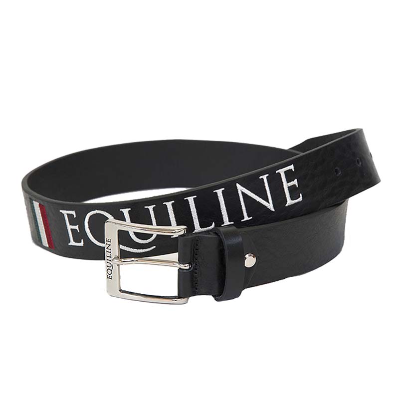  unisex ralph equiline belt leather with logo and flag
