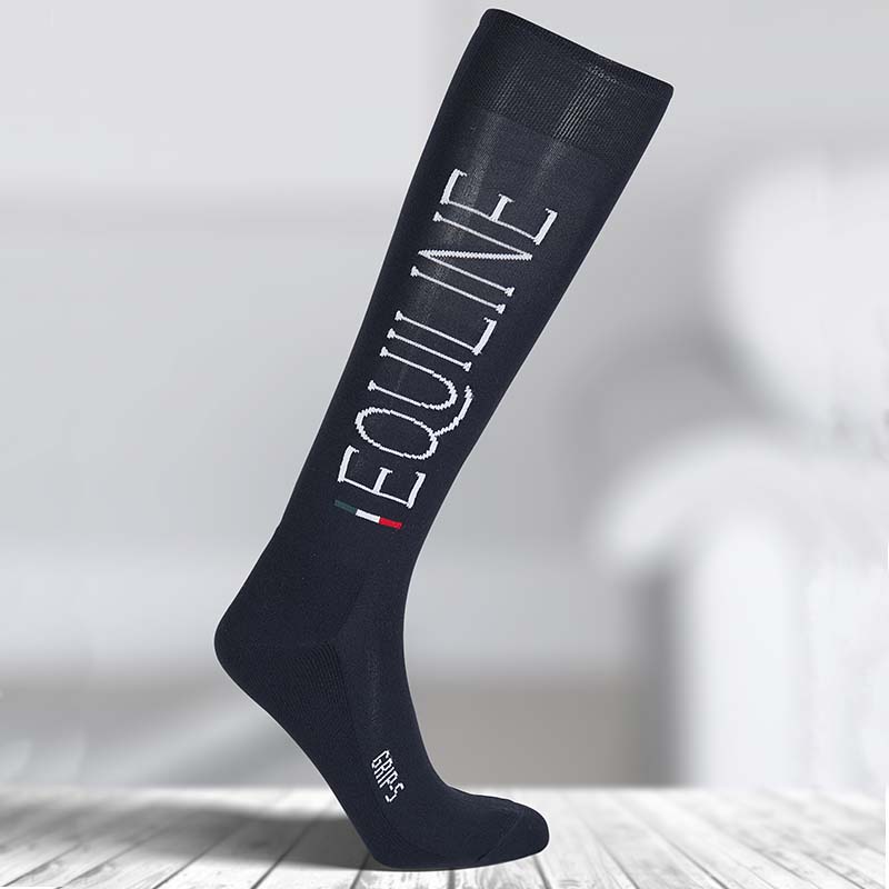 Tech riding sock equiline easy fit with grip unisex
