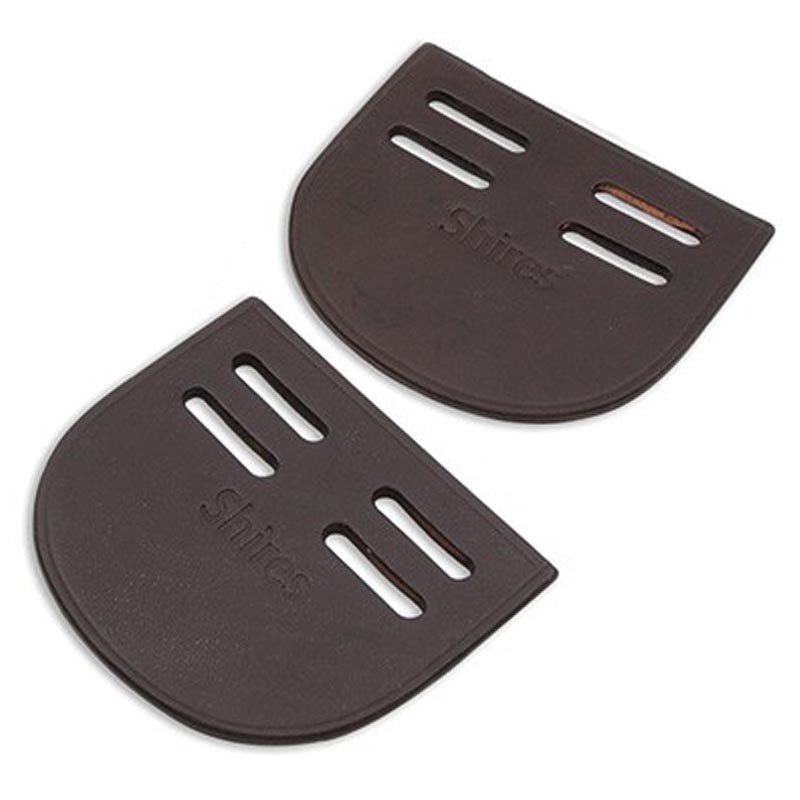 Pair leather guards for girth buckles