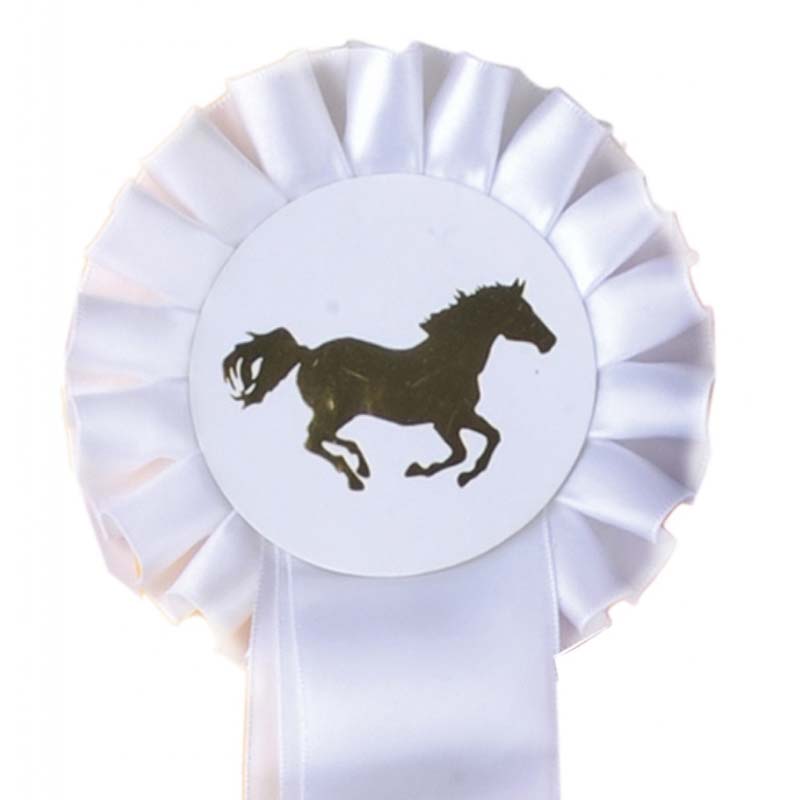 Awarding rosette 10 cm set 5 pieces 
