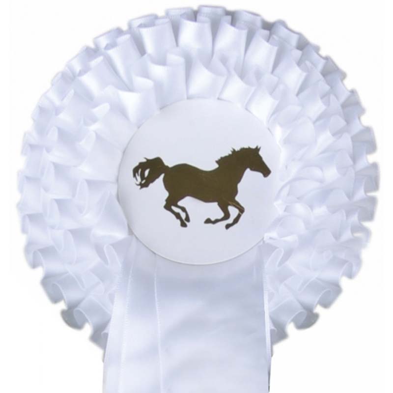 Awarding rosette 13 cm set 5 pieces 