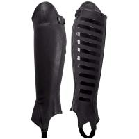 EQUESTRO HALF CHAPS IN LEATHER WITH GRIP