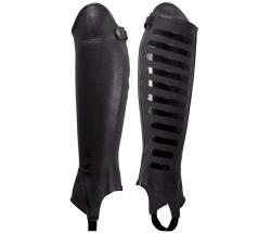 EQUESTRO HALF CHAPS IN LEATHER WITH GRIP - 3552