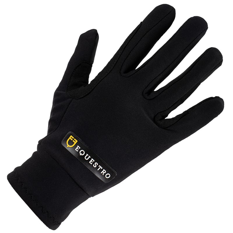 Horse riding winter gloves with palm grip