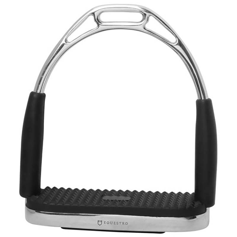 Equestro stainless steel flexible english stirrups