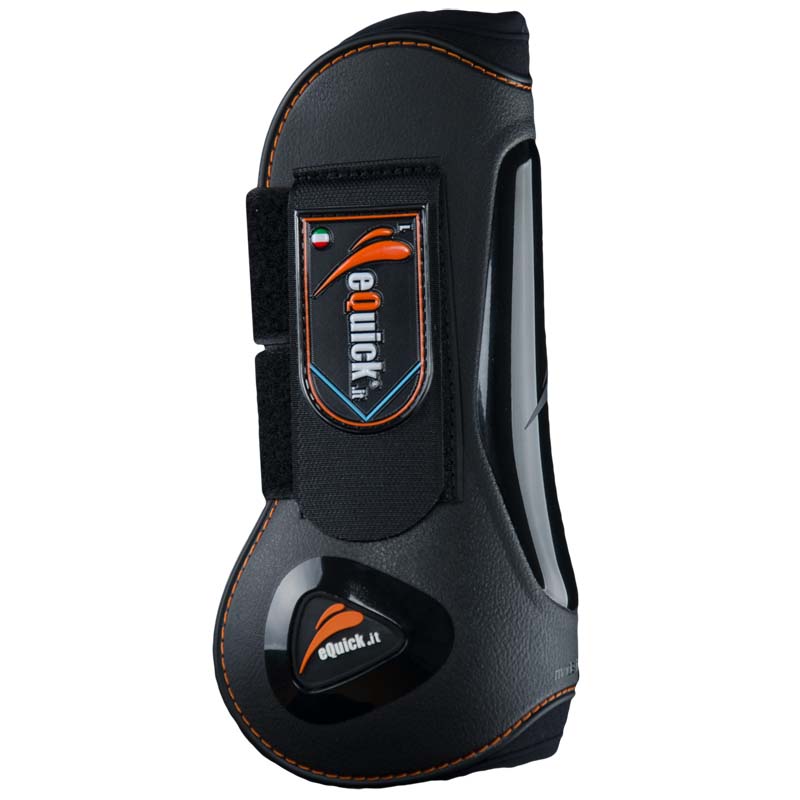 Equick model elight tendon boots front with velcro