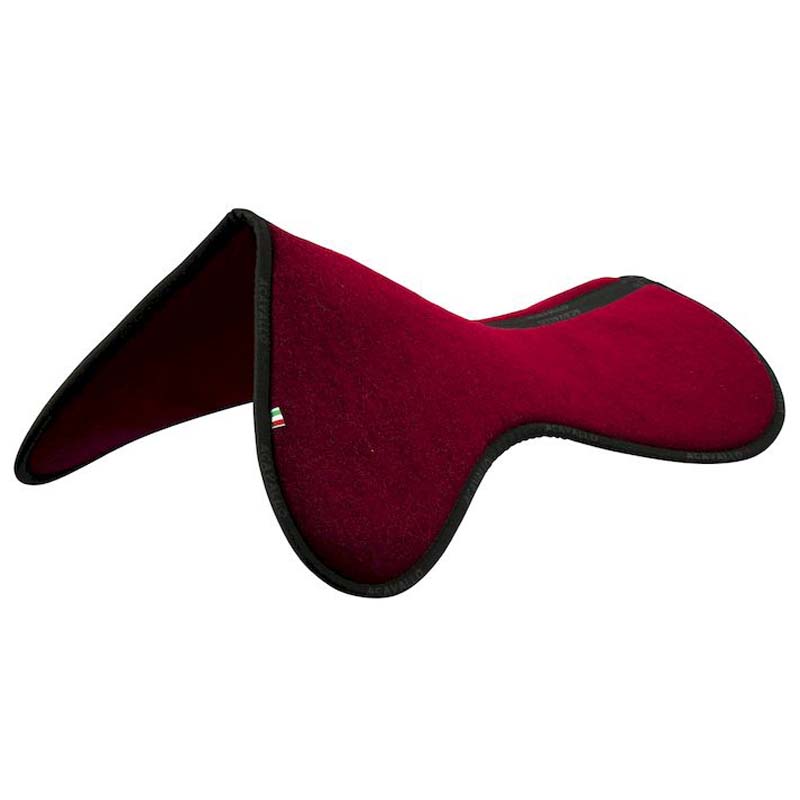Half pad acavallo shaped memory foam woolmark