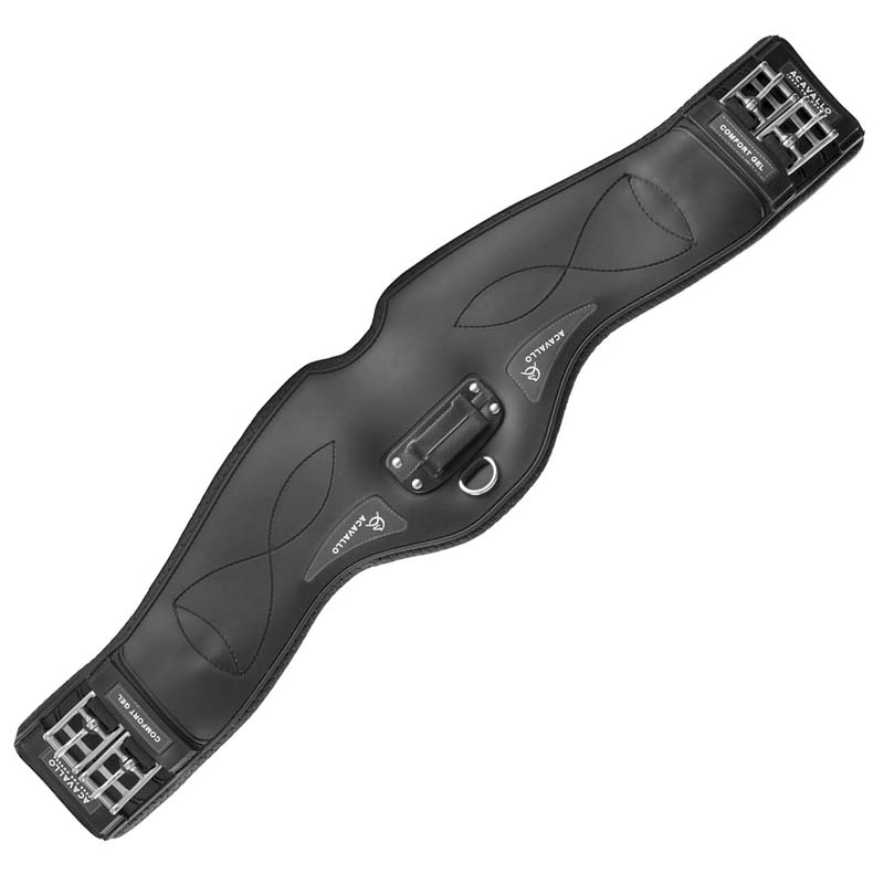 Short girth acavallo in pvc with gel padding