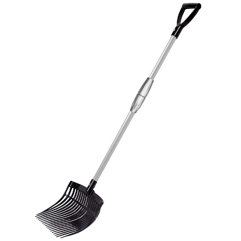 Shaving fork complete with telescopic handle
