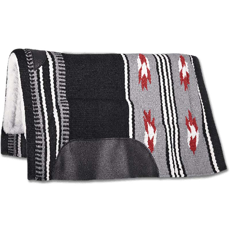 Western wool padded saddlecloth model utah
