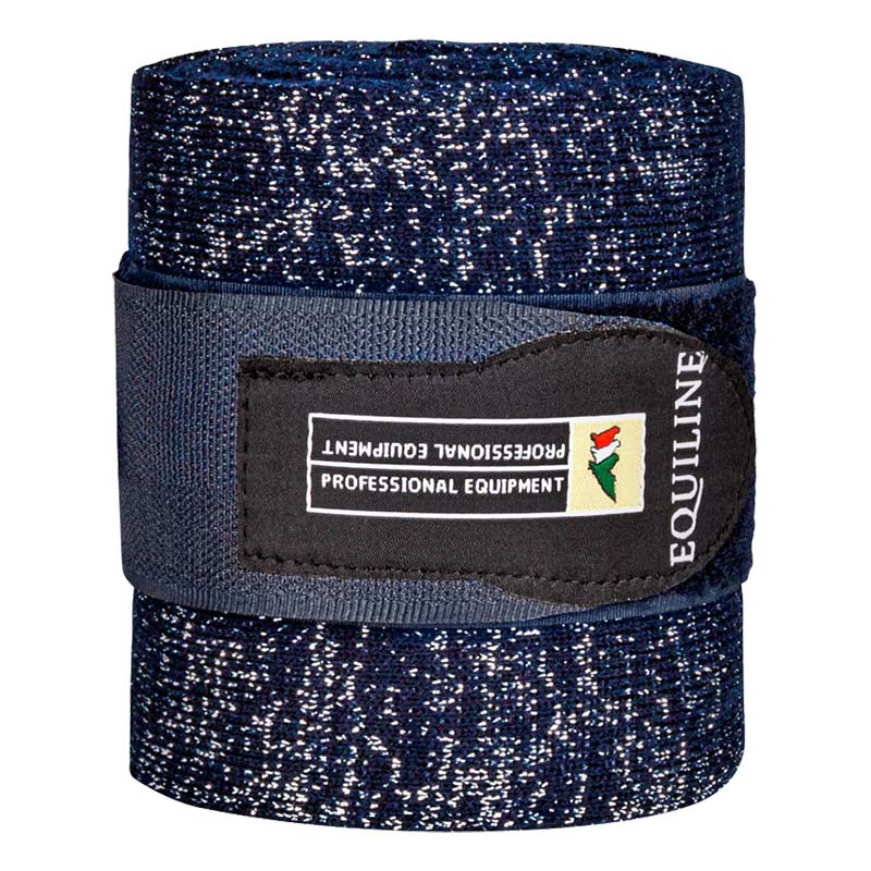 Equiline stable bandages glitter set 2 pcs