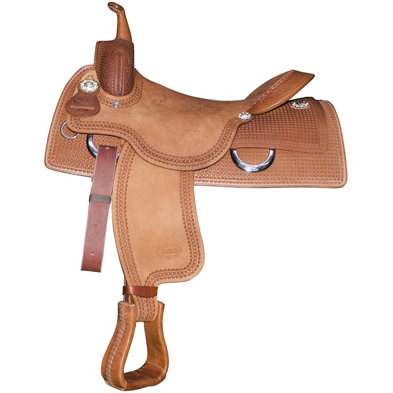 Pool’s genuine western saddle model team penning 444