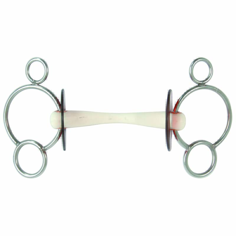 Nathe pessoa gag bit with flexible bar