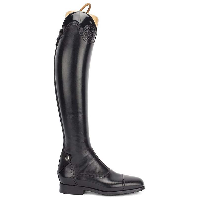 Riding tall boots alberto fasciani model 33202 smooth black