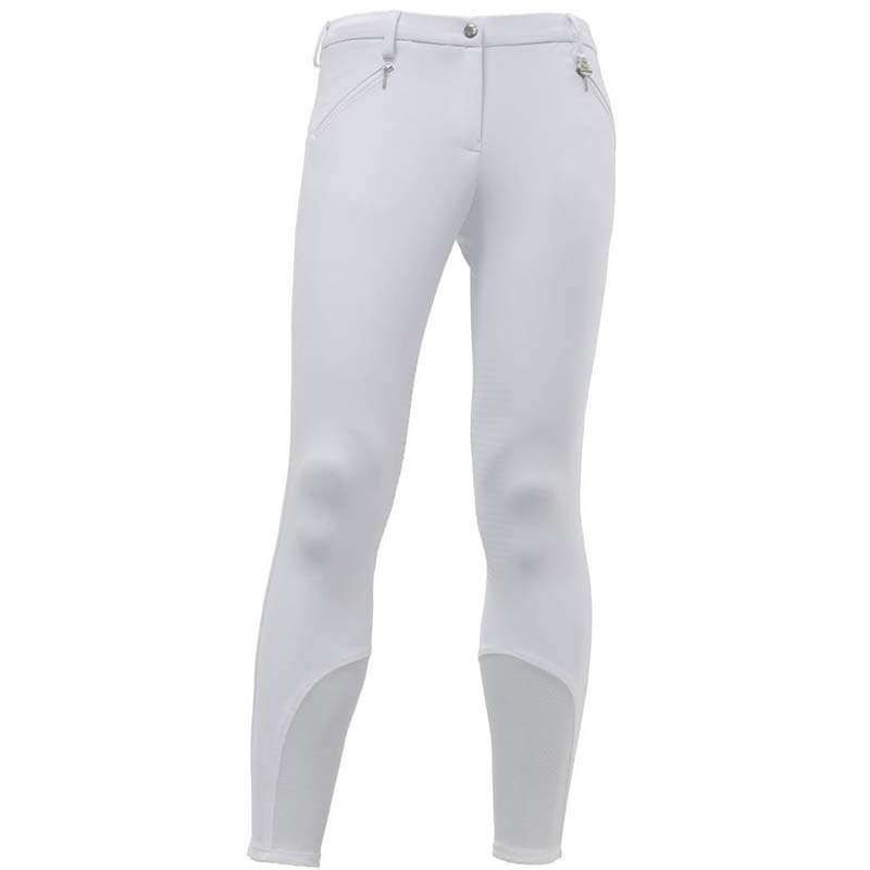 Ladies professional riding breeches in technical fabric with grip