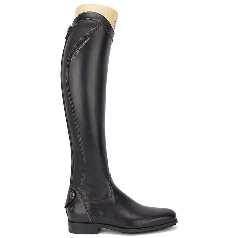 Riding tall boots alberto fasciani model 33073 smooth black