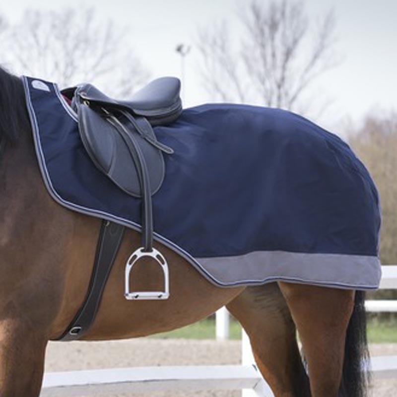 Exercise sheet waterproof horse rug with polycotton lining