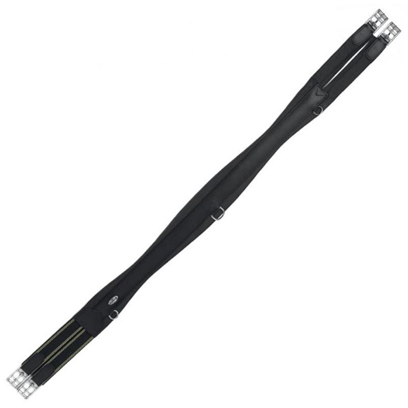 Prestige leather girth with elastic a4