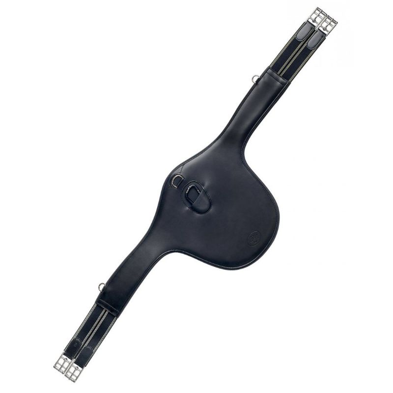 Prestige stud guard girth a8 in smooth leather
