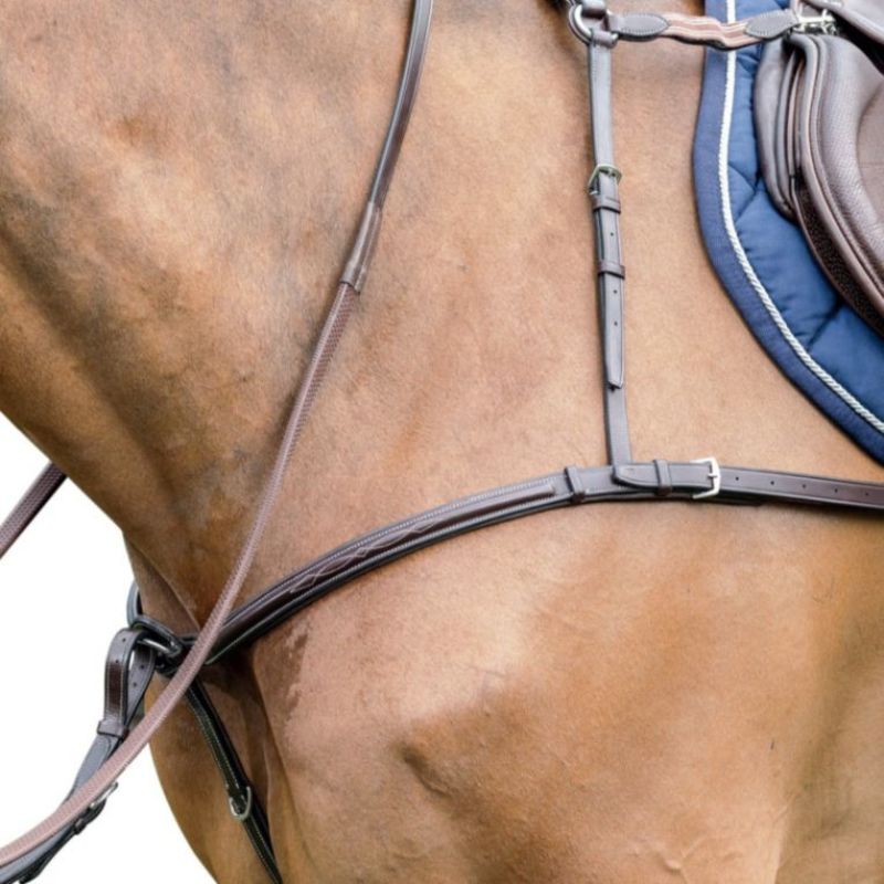 Prestige elasticated collar breastplate d42