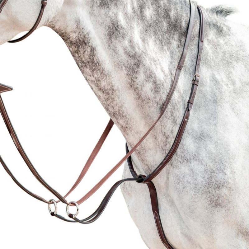 Prestige round raised martingale e54 with evo snap rings